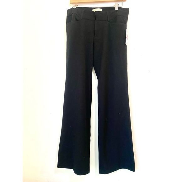 Michael Kors Black Basics Bootcut Pants Size 6 - Picture 1 of 10
